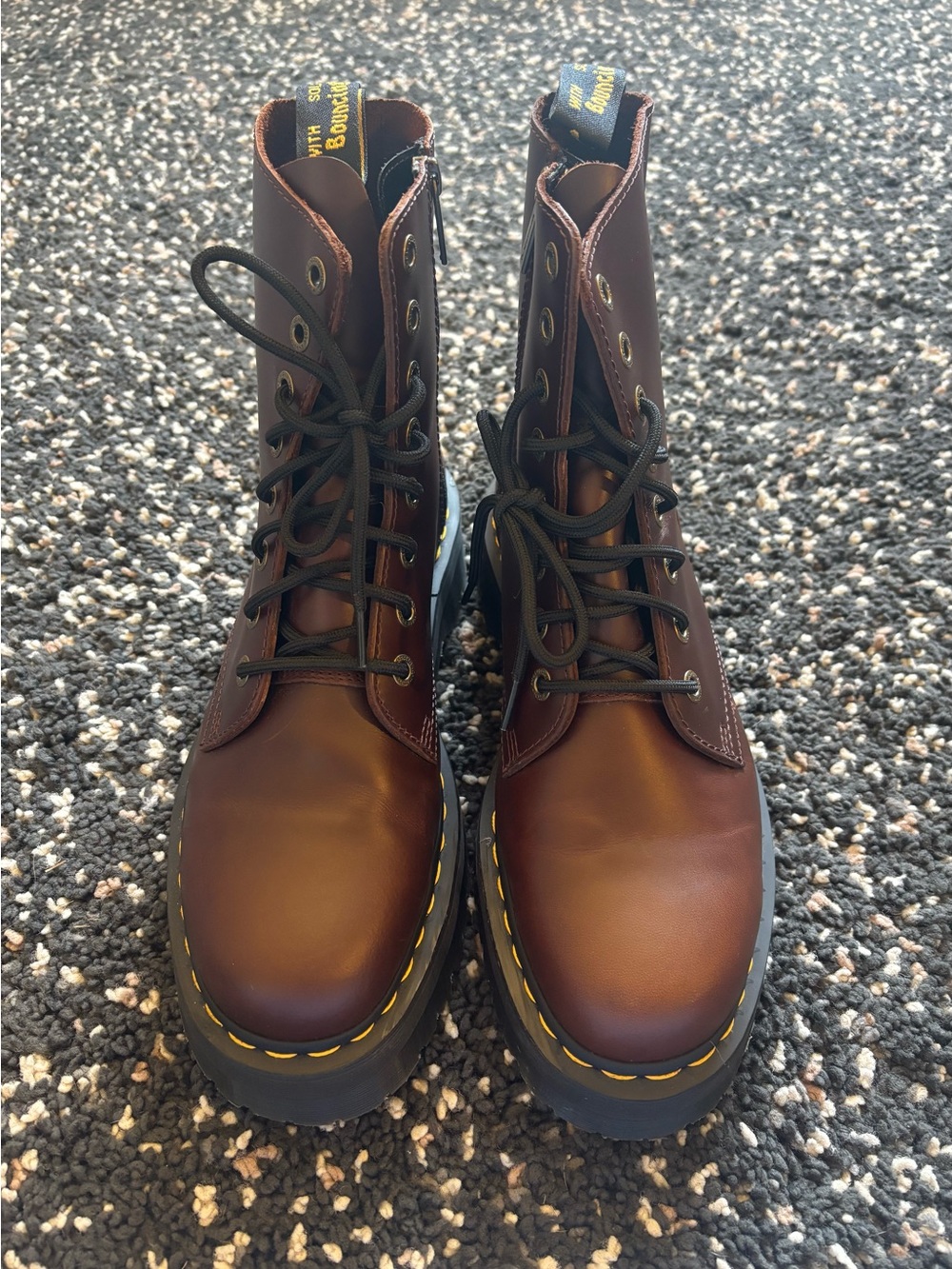 Dr. Martens Jadon Boot Pull Up Leather Platforms (New Without Tags, never worn)